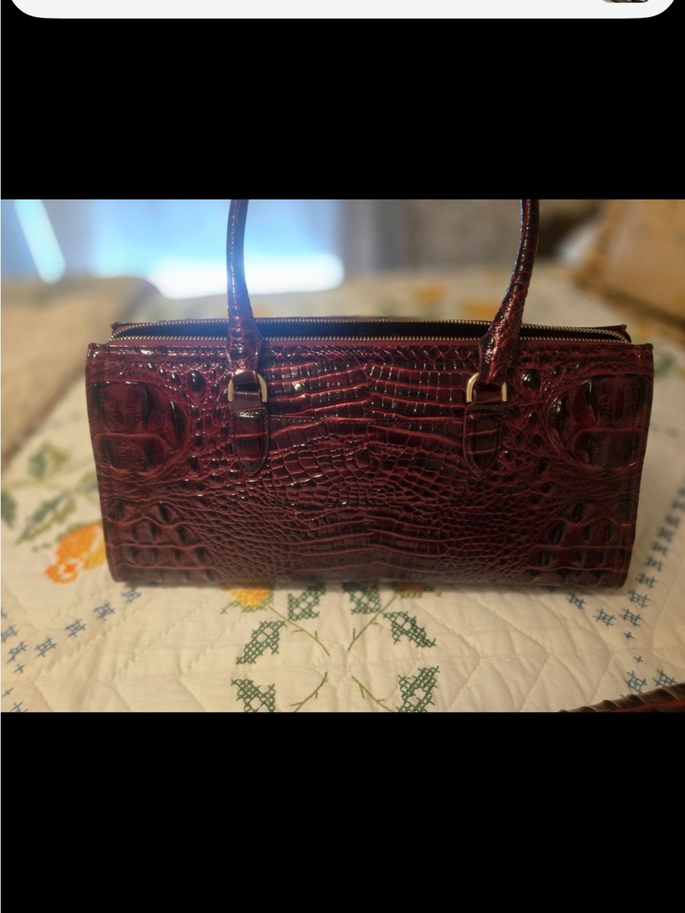 Brahmin sophie cherry lacquer and Veronica wallet - Picture 6 of 8